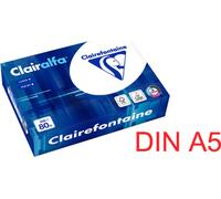 Clairefontaine Papier multifonctionnel DIN A5 extra blanc 80 g/qm 500 feuilles