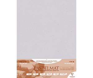 Clairefontaine Paq 5f Pastelmat Gris Clair 50x70cm 360g