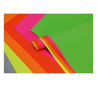 Clairefontaine Paquet 25f Affiche Fluo 60x80cm Sous Film Jaune Citron