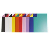 CLAIREFONTAINE Paquet 25F Cartoline bicolore 50x65cm sous/film assortis