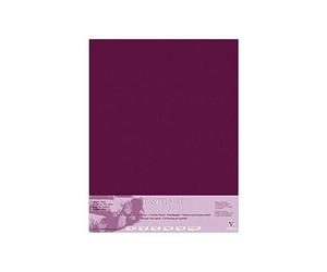 Clairefontaine Paquet 5 Feuilles Pastelmat 70x100 Cm 360g Lie De Vin