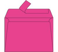 CLAIREFONTAINE Paquet de 20 enveloppes 120g POLLEN 11,4x16,2cm (C6). Coloris Rose fuchsia
