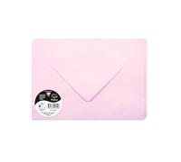 Clairefontaine Enveloppes 51302C C5 16,2x22,9 cm 120 g/m² Gommée Papier lisse Rose dragée Paquet 20