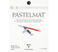 Clairefontaine Pastelmat Glued Pad N3 Carnet de croquis 12 30 x 40 cm 360 g