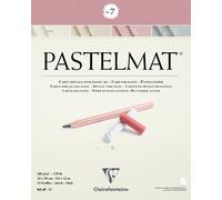 Clairefontaine Pastelmat Glued Pad N7 Carnet de croquis 12 24 x 30 cm 360 g