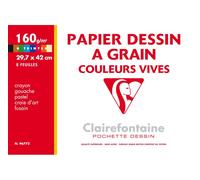 Clairefontaine Poch.Etival Color A3 8f 160g Ass Vif
