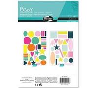 CLAIREFONTAINE Pochette 620 gommettes Baby 20 planches 14,8x21 cm Géométriques géantes G