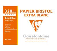 Clairefontaine Pochette Bristol Extra 24x32 6f 320g