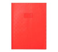 Clairefontaine Protège-cahier Madras PVC 22/100e avec rabat marque-page 24x32 rouge