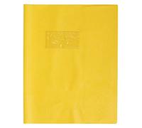 CLAIREFONTAINE Protège-cahier Grain Cuir 20/100ème 17x22 jaune soleil