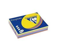 CLAIREFONTAINE Ramette 500 Feuilles Papier 80g A4 210x297 mm Certifié FSC Assorti Fluo