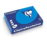CLAIREFONTAINE RAMETTE BLEU TURQUOISE A4 80G 500 FEUILLES