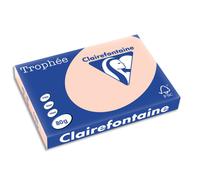 CLAIREFONTAINE Ramette de 500 feuilles papier couleur TROPHEE 80 grammes format A3 Saumon 1892