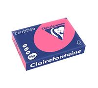 Clairefontaine Papier A4 couleur Trophée - 80g - Ramette de 500 feuilles - Rose Fuchsia