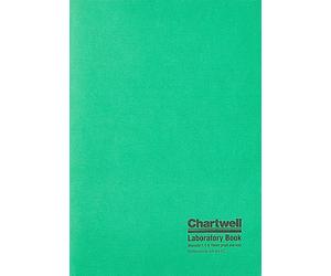Clairefontaine - Réf A4-641CZ - Chartwell - Carnet technique de laboratoire à couverture souple, A4 297 x 210 mm, quadrillage 1 mm/5 mm/10 mm, quadrillage carré, 80 pages papier 70 g/m² - Vert