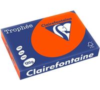 Clairefontaine Rouge cardinal A4 Papier couleur 120 g/m² (250 feuilles)