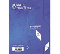 CLAIREFONTAINE Sachet 10 buvards blanc 16x21 100g