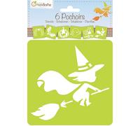 Clairefontaine Set de 6 pochoirs, Halloween