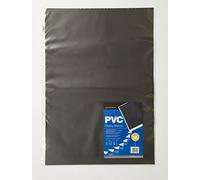 Clairefontaine SLA1XZ - Un paquet de 10 pochettes perforées en PVC 190 microns 59,4x84 cm avec feuilles de papier noir sans acide pour Press-Book
