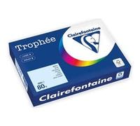 Clairefontaine Trophée - 107 micromètres - bleu - A4 (210 x 297 mm) - 80 g/m² - 500 feuille(s) zéro plastique - papier teinté G