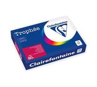 Clairefontaine Cerise A4 Papier couleur 80 g/m² (500 feuilles)