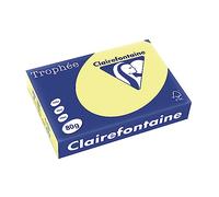 Clairefontaine - Trophée - 1778 - Ramette de 500 feuilles papier - 80 g - Format A4 - Jaune