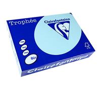 Clairefontaine Trophée 1798 Ramette de 500 feuilles papier 80 g Format A4 Bleu Lot de 5