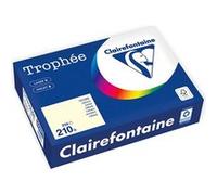 Clairefontaine Trophée - 271 microns - ivoire - A4 (210 x 297 mm) - 210 g/m² - 250 feuille(s) zéro plastique - papier teinté G