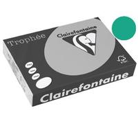 Clairefontaine Trophee - 271 microns - vert forêt - A4 (210 x 297 mm) - 210 g/m² - 250 feuille(s) boîte - papier teinté