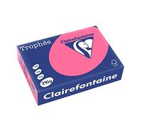 250 feuilles A4 - 210g - Couleur vives - Rose fuschia - Trophée Clairefontaire 2209C
