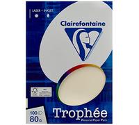 Clairefontaine Trophée Lot de 100 Mini Feuilles de Papier A4, 21 x 29,7 cm