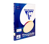 Clairefontaine Papier chamois A4 couleur 80 g/m² – 100 feuilles