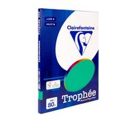 Clairefontaine Papier couleur Vert Pin A4 80 g/m² – 100 feuilles