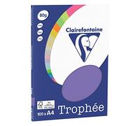 Clairefontaine Trophée Lot de 100 Mini Feuilles de Papier A4, 21 x 29,7 cm