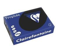 Clairefontaine Papier cartonné A4 210 g/m² Épais Noir Minuit, 50 feuilles