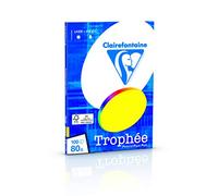 Clairefontaine Trophee PPP 1876/0C Lot de 100 feuilles de papier pour photocopieur Couleurs intenses Format A4 80 g