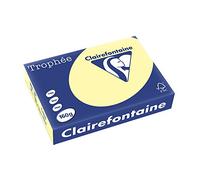 Clairefontaine Trophee Ramette de 250 feuilles papier couleur 160 g A4 Canari