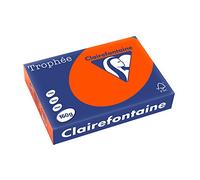 Clairefontaine Trophee Ramette de 250 feuilles papier couleur 160 g A4 Rouge cardinal