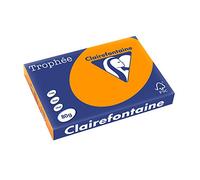 Clairefontaine Trophée Ramette de 500 feuilles papier couleur 80 g A3 Orange