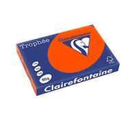 Clairefontaine Trophee Ramette de 500 feuilles papier couleur 80 g A3 Rouge cardinal
