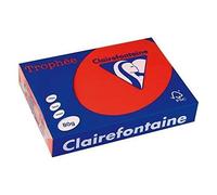 Clairefontaine Trophee Ramette de 500 feuilles papier couleur 80 g A4 Rouge cardinal