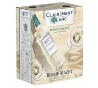 Clairement Blanc de Roche Mazet - Vin Blanc Sauvignon (3L) - IGP Pays d’Oc - Bag in Box