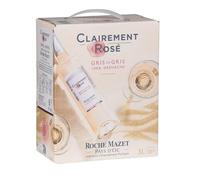 Clairement Rosé de Roche Mazet - Vin Rosé Grenache Gris (3L) - IGP Pays d’Oc - Bag in Box