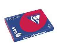 Clairfontaine 1378 - 250 feuilles A3 120g/m2 - rouge groseille