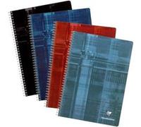 Clairefontaine 68145C Un Cahier à Spirale - A4 21x29,7 cm - 100 Pages Lignées avec Marge - Papier Blanc 90 g - Couverture Carte Pelliculée Couleur Aléatoire