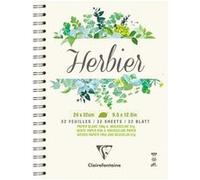 Clairefontaine Carnet à spirale Herbier 24 x 32 cm 64 pages