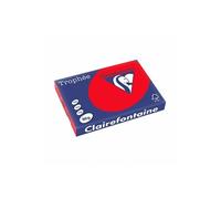 CLAIREFONTAINE RAMETTE ROUGE CORAIL A4 80G 500 FEUILLES