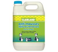 CLAIRLAND Anti-Mousses. algues et lichens sur toitures. terrasses et dallages - Solution prete a l'emploi pour pulvérisateur - 5 L