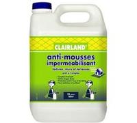 CLAIRLAND Bidon Anti-Dépôts Verts et Imperméabilisant des Toitures, Terrasses, Dallages, Murs, Solution prête à l'emploi pour pulvérisateur, 5 L, CLAIRIMPER5000, Vert