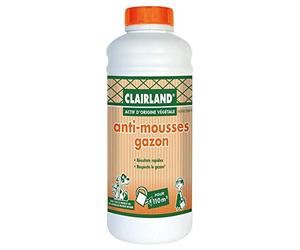Clairland - Anti-Mousses Gazon - Actif présent dans la nature - Concentré 1 L